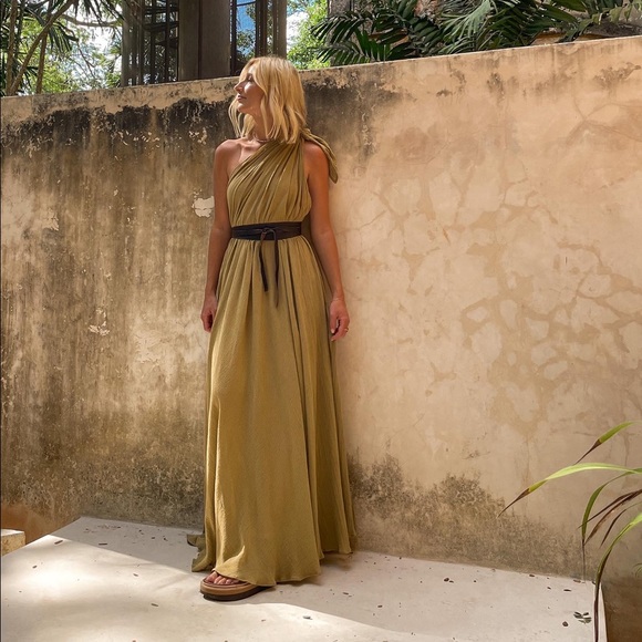 LA TROUPE COTTON GAUZY MAXI DRESS (one size) - Picture 3 of 11